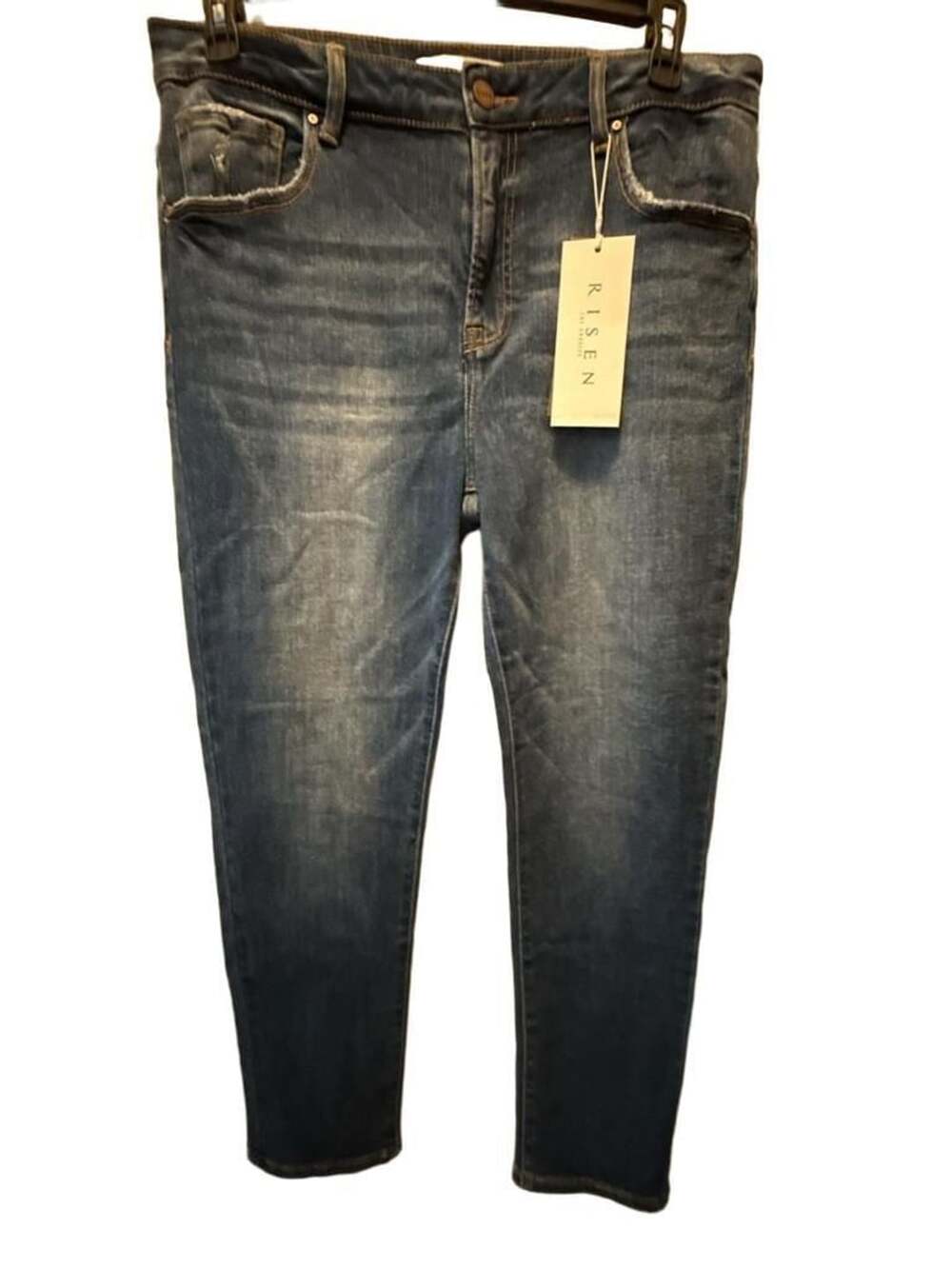 Risen Jeans Size 1XL Dark Wash Denim RDP5567X
